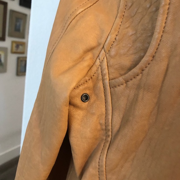 Club Monaco Leather Christy Moto Jacket - Picture 6 of 7